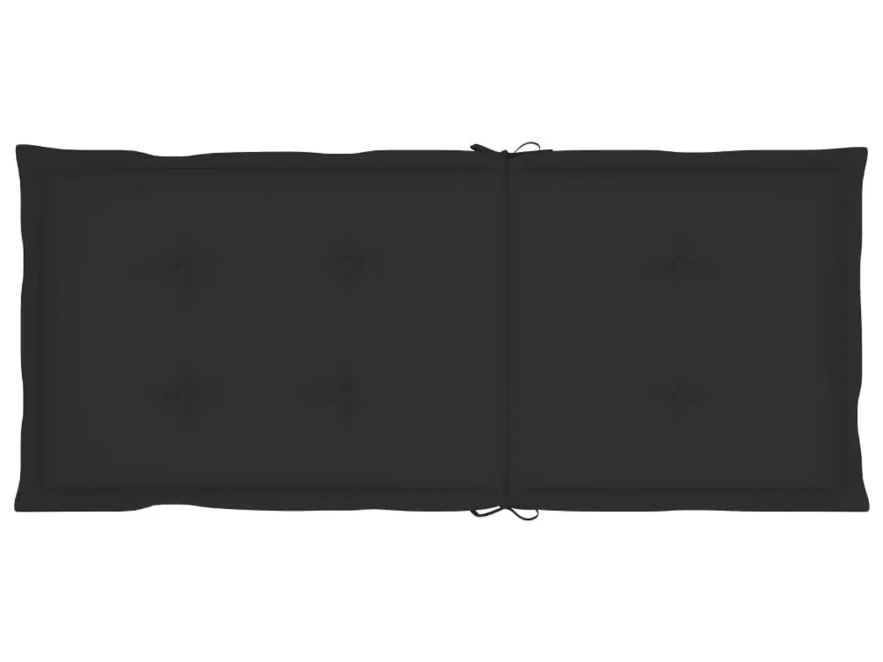 Billede 2 - Stolehynder m. høj ryg 6 stk. 120x50x3 cm stof sort