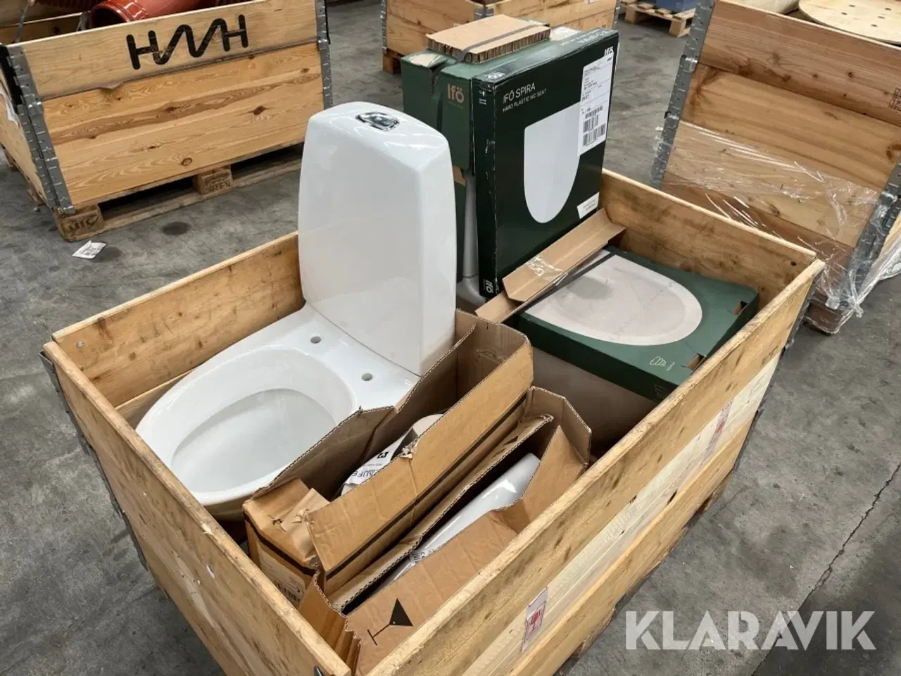 Billede 2 - Gulvstående toilettet og håndvaske Laufen Og Ifö