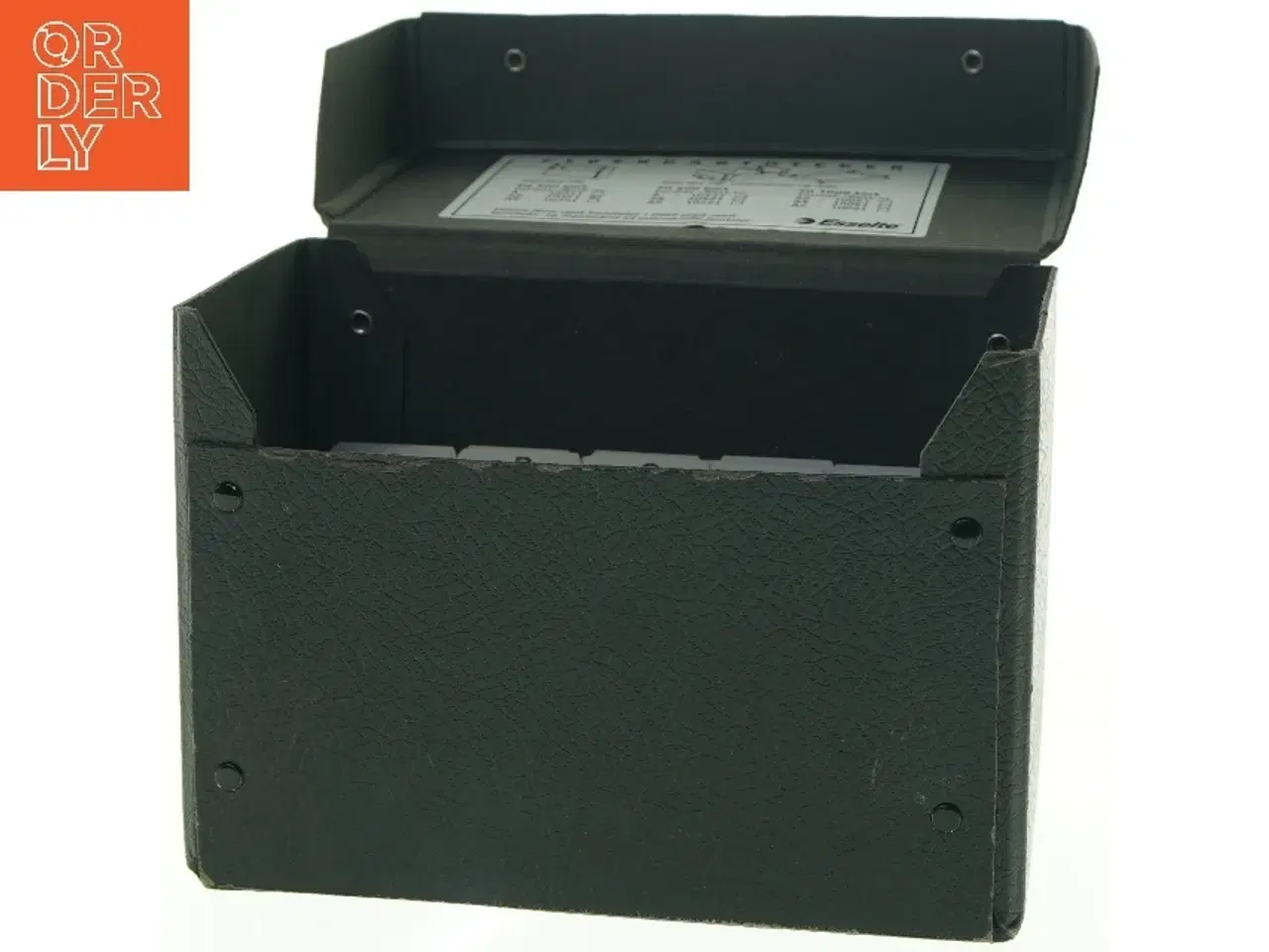 Billede 4 - Sort Esselte Fiberkartotek (str. 7,5 x. 10 cm)