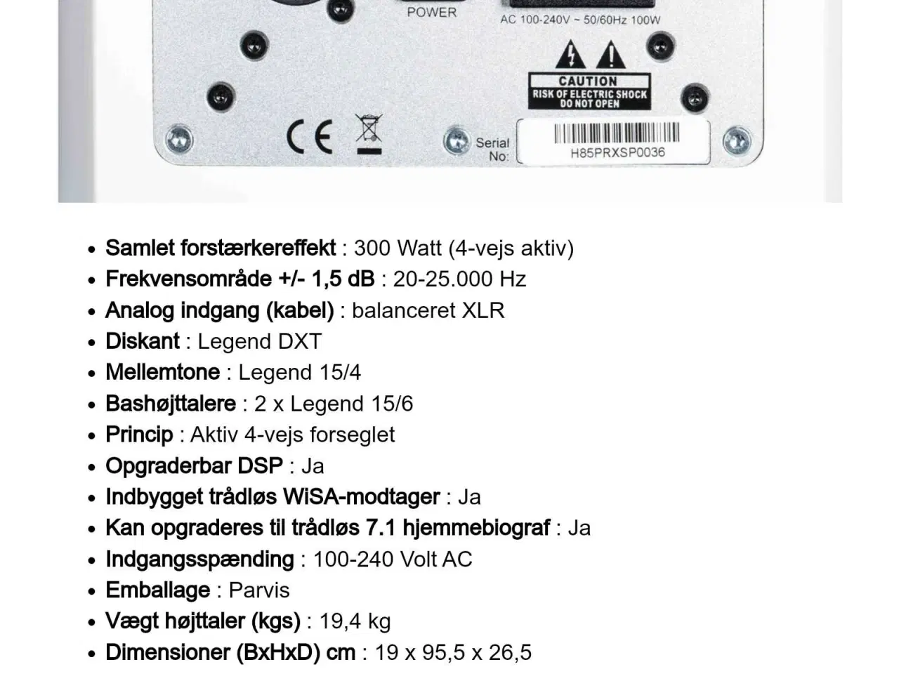 Billede 6 - System audio legend silverback 40 aktiv 
