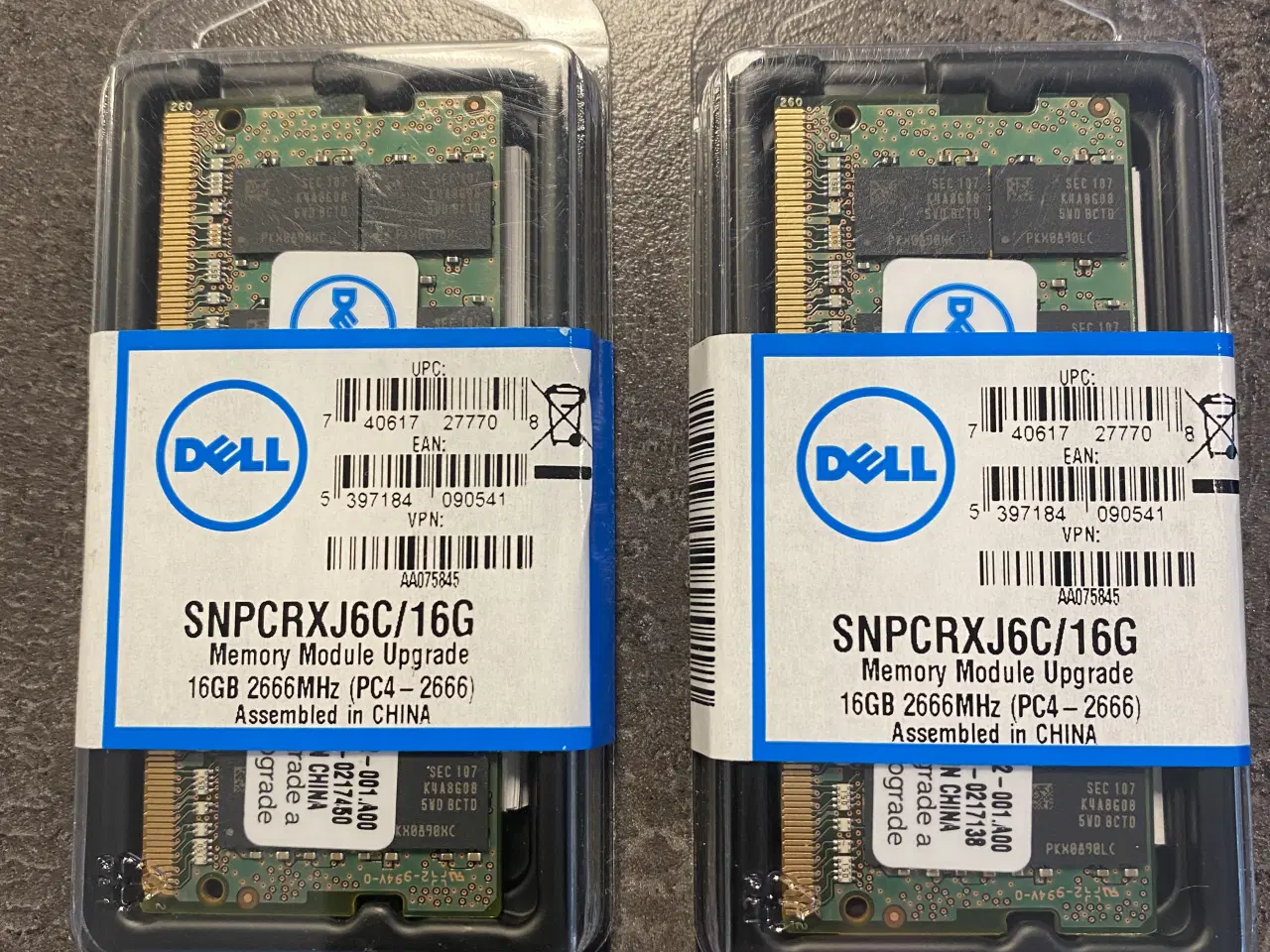 Billede 1 - Dell Memory 16GB 2Rx8 DDR4 SODIMM RAM - AA075845