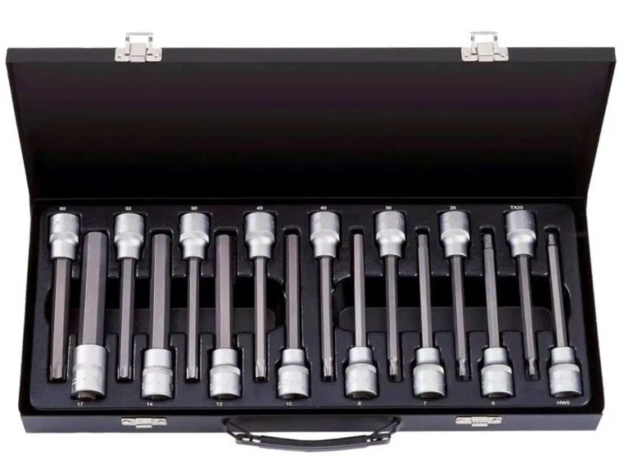 Billede 1 - Stifttopsæt lang 1/2″firk. Torx+Hex