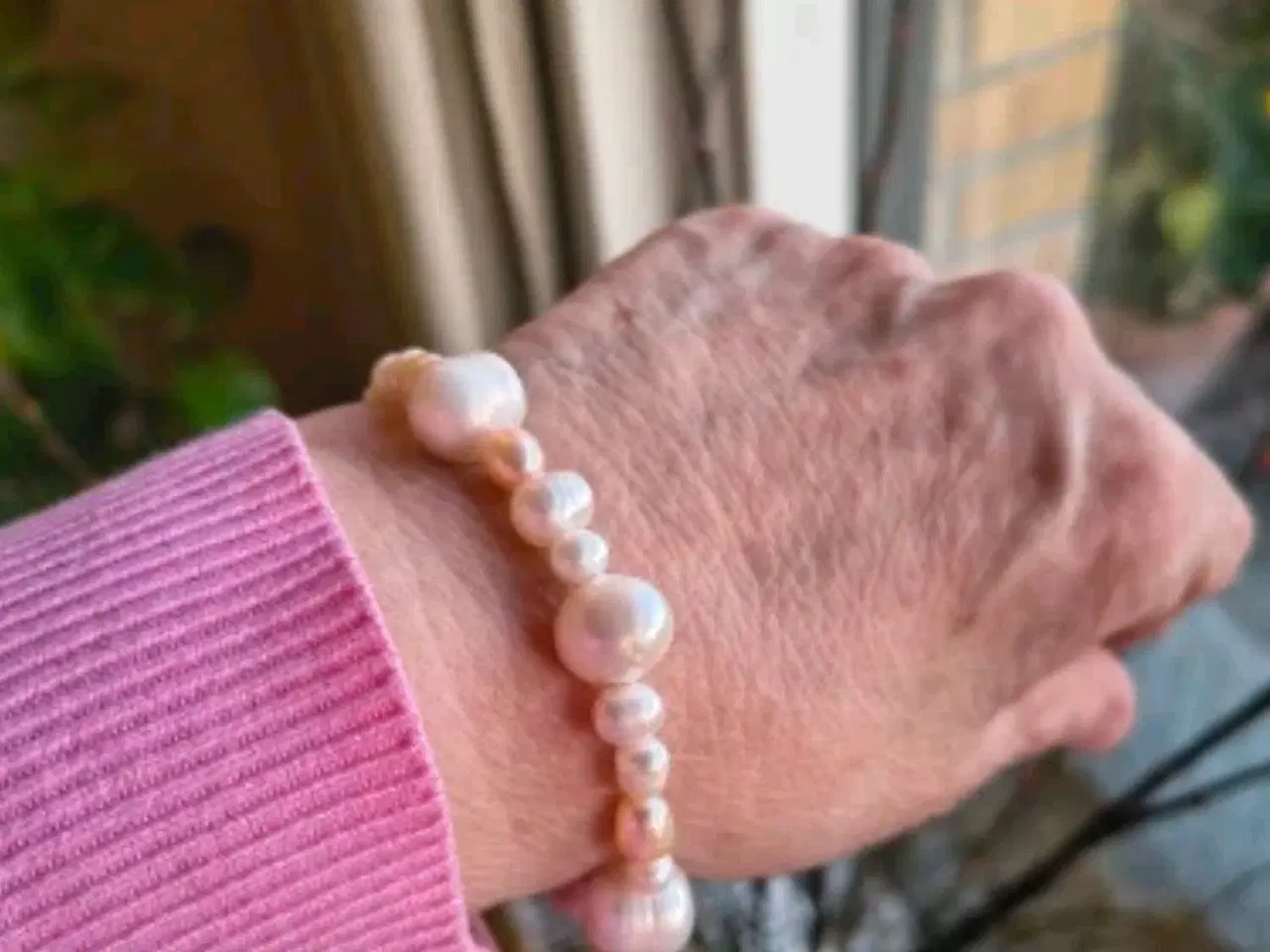 Billede 6 - Armbånd med ferskvandsperler ❤️