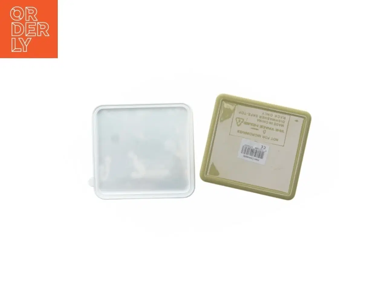 Billede 4 - Opbevaringsboks med HC Andersen motiv (str. 13,5x13 cm)