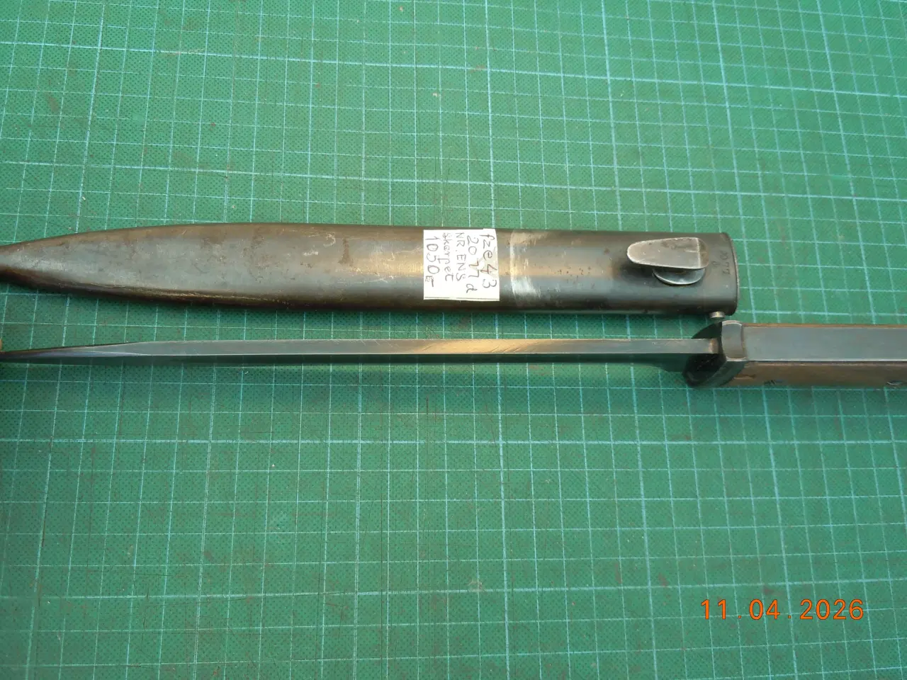 Billede 10 - K 98 bajonet nummerens med skede.