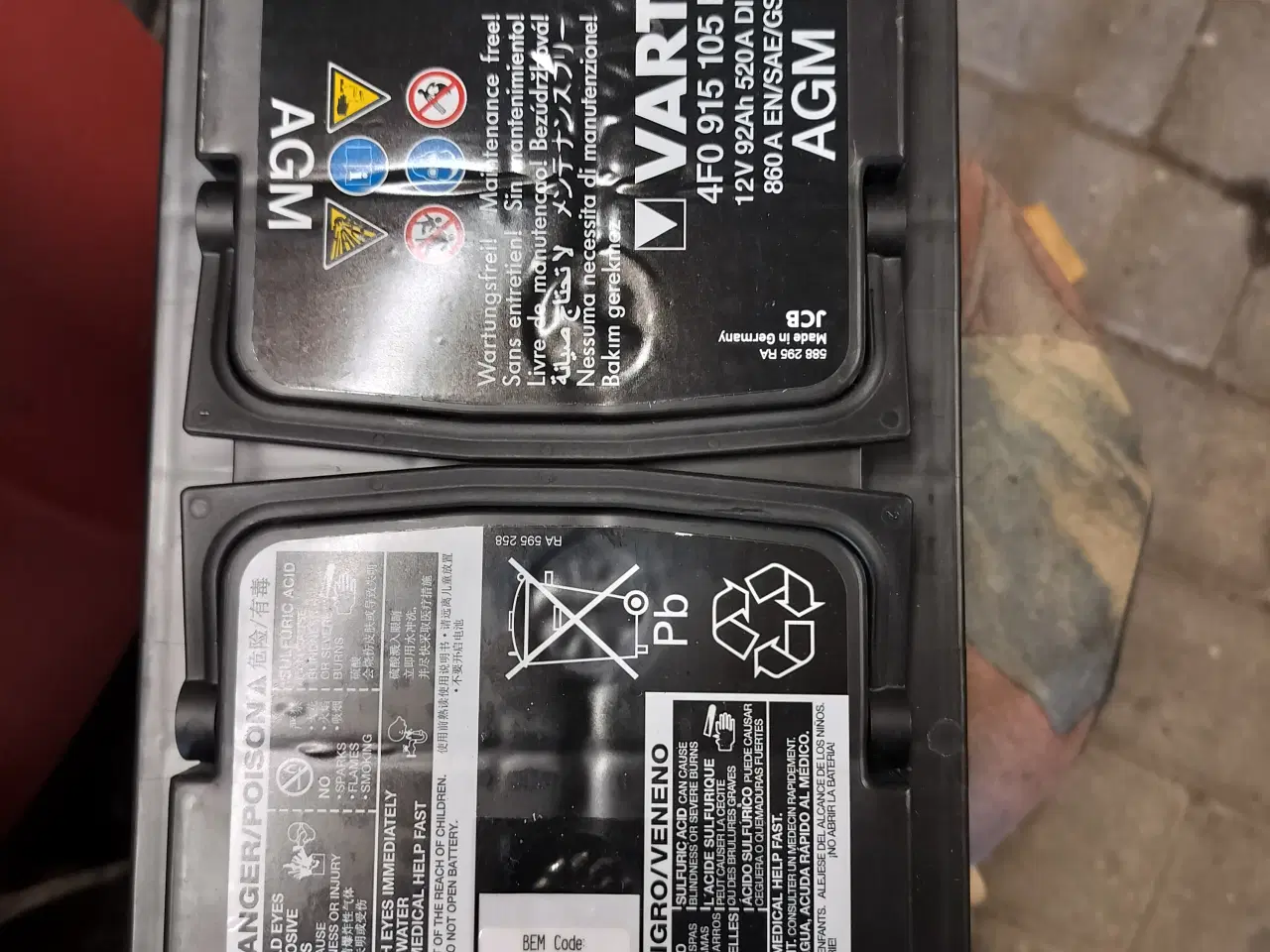 Billede 1 - AGM Batteri 