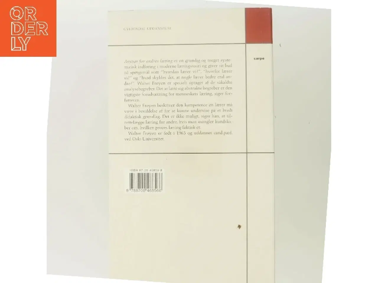 Billede 3 - Ansvar for andres læring af Walter Frøyen (Bog)