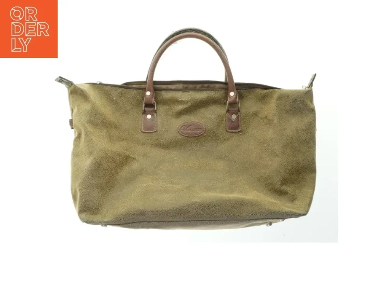 Billede 1 - Rejsetaske i brunt ruskin  (str. 54x41 cm)