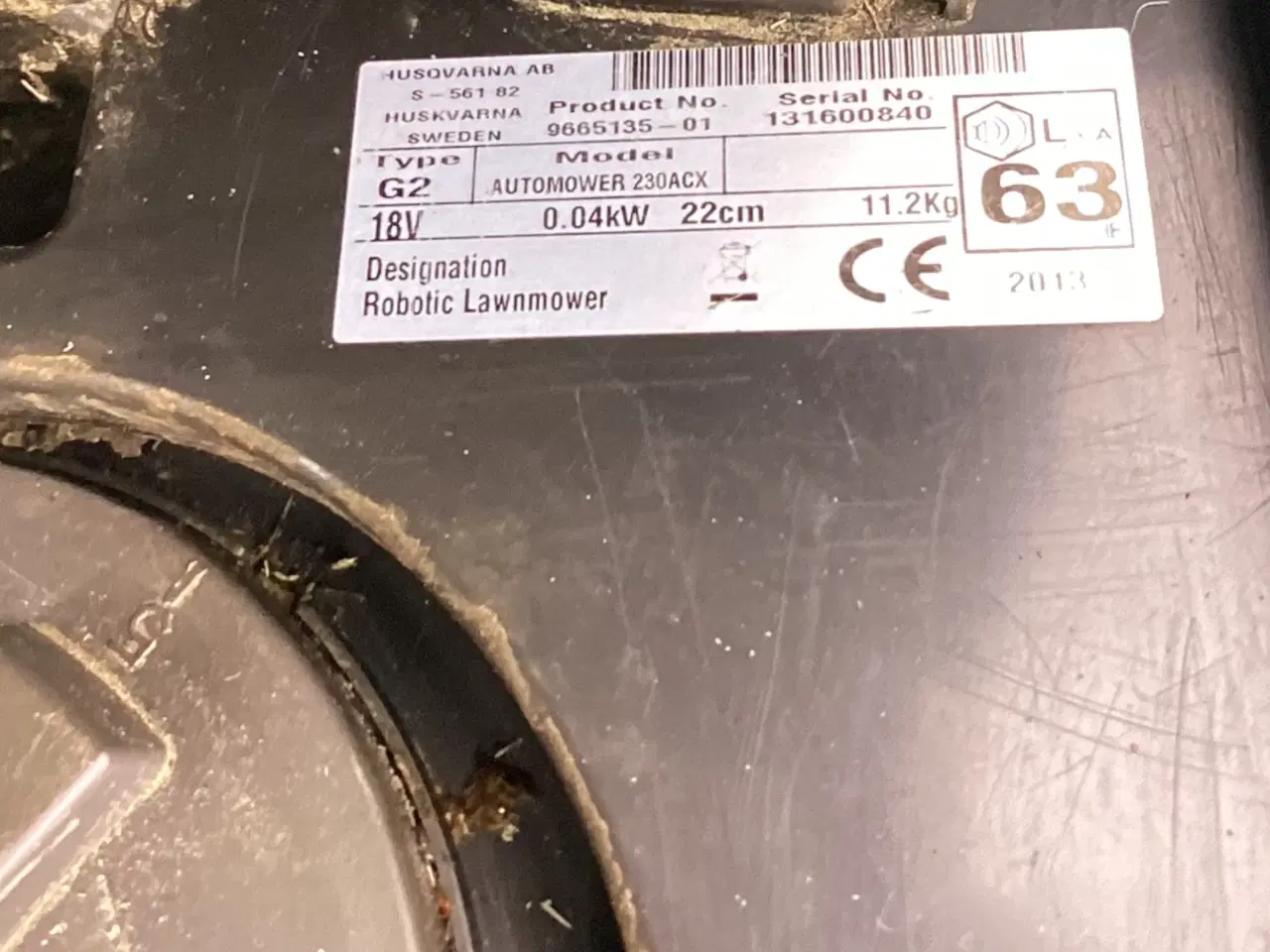 Billede 2 - Husqvarna Automower 230 ACX.Defekt.