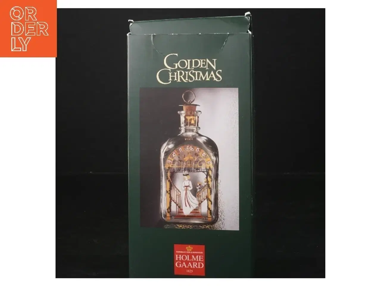 Billede 2 - Holmegaard juleflaske fra 2001 (str. 20x10x7,5 cm)