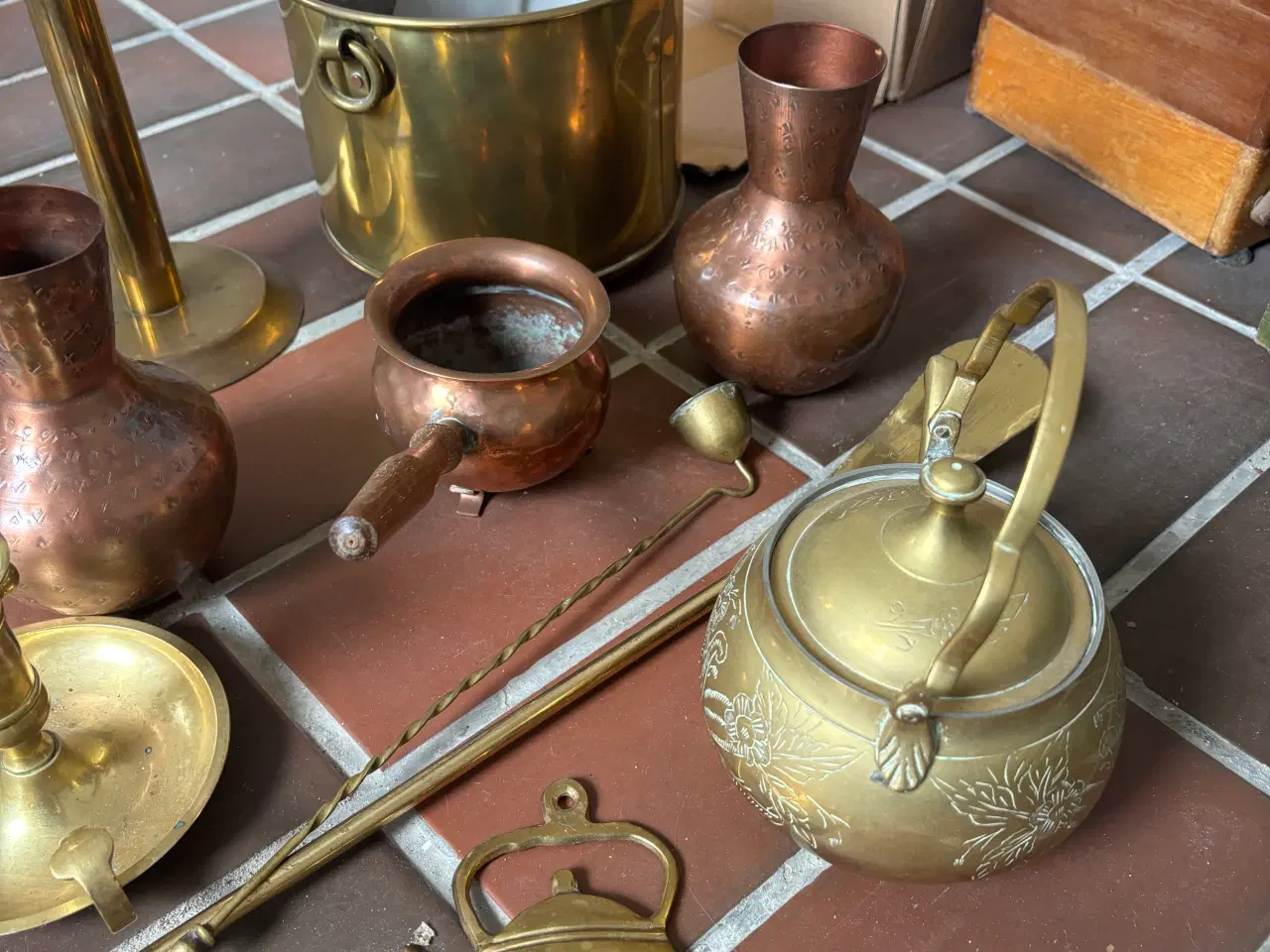 Billede 4 - Diverse messing og kobber ting