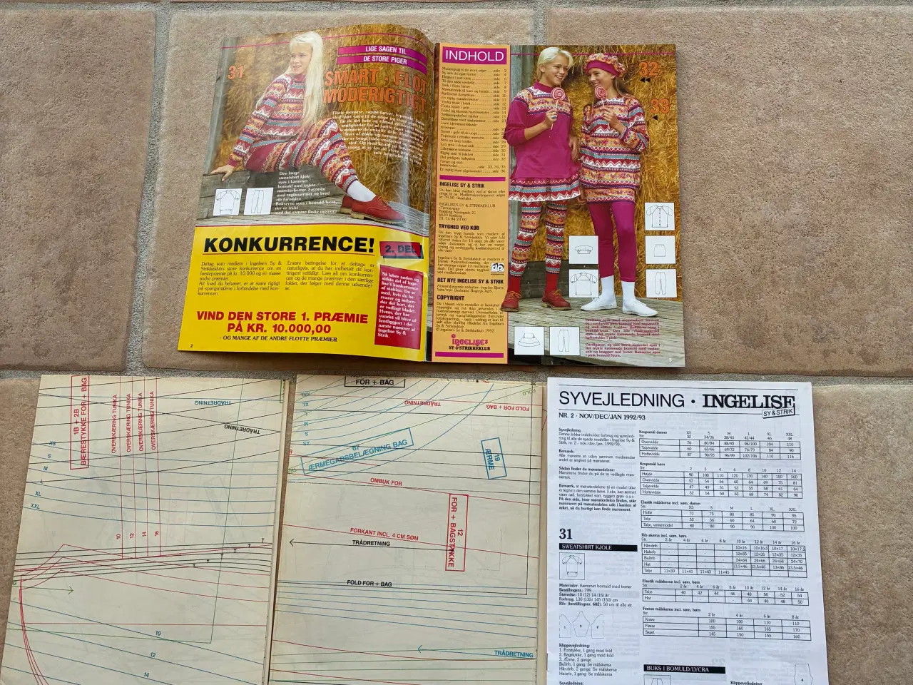 Billede 3 - Ingelise sy & strik blad 1992/1993