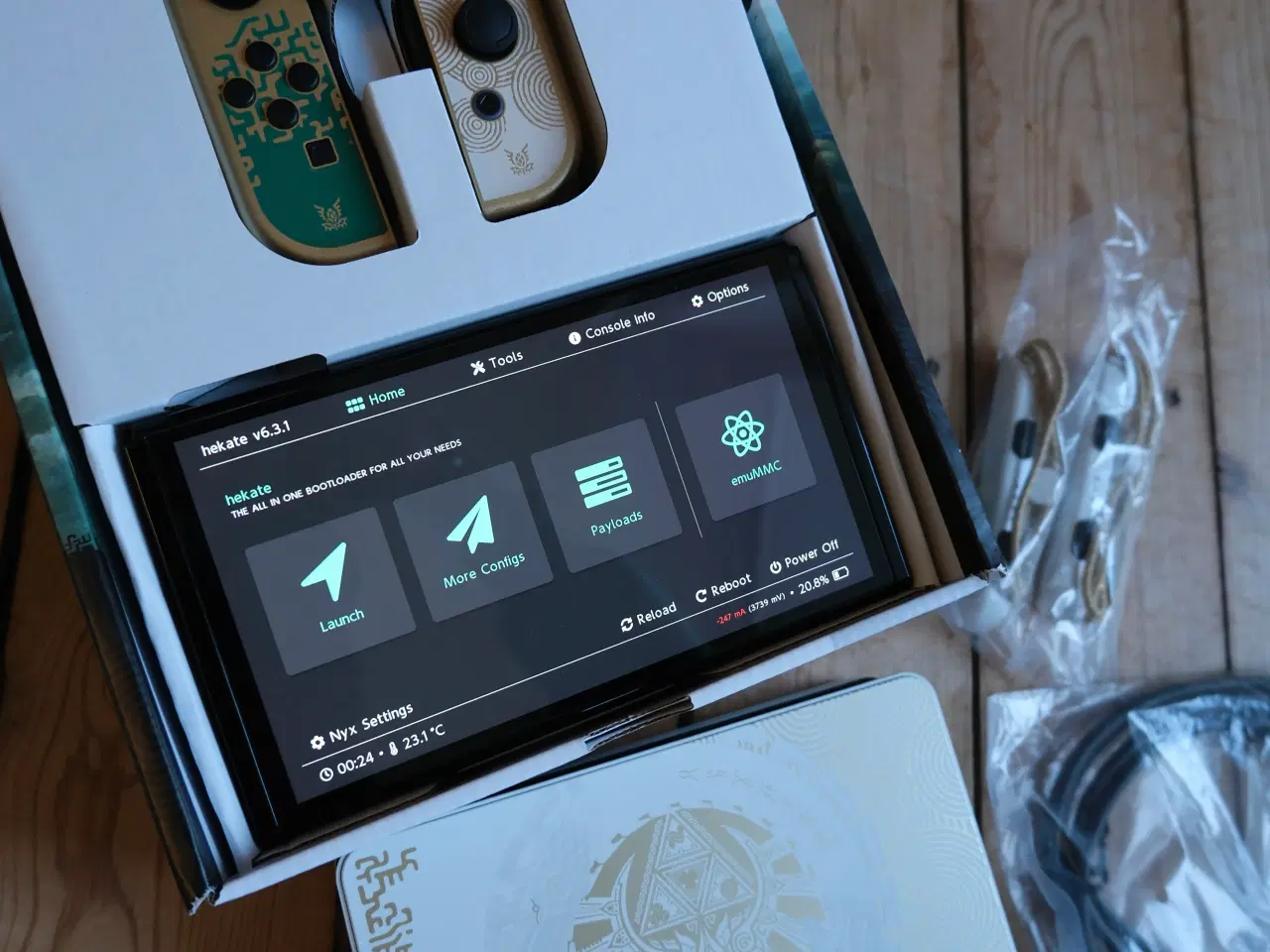 Billede 11 - Switch OLED - Zelda Edition (Modded)