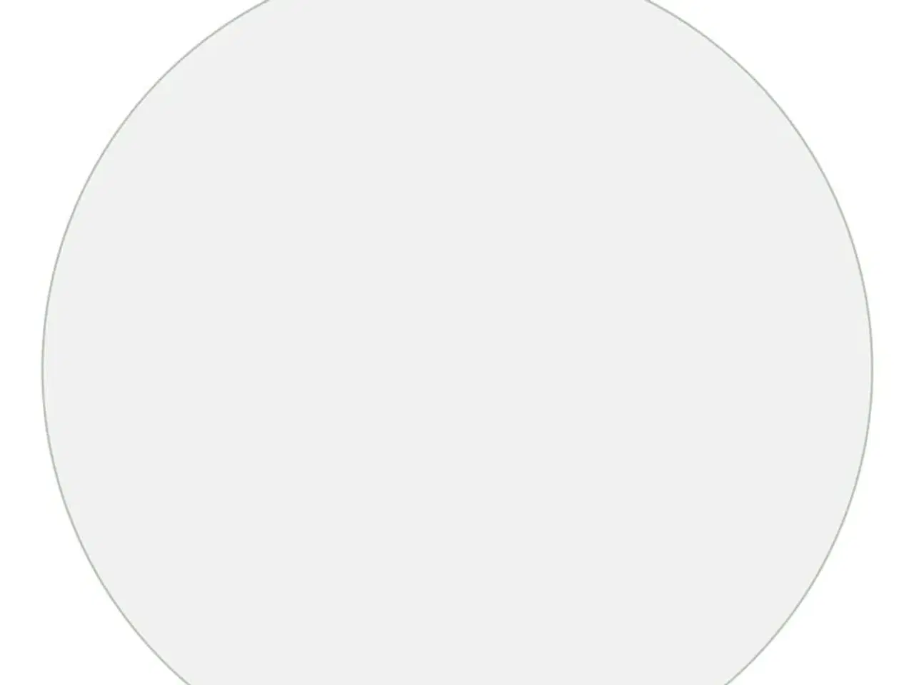 Billede 5 - Bordbeskytter Ø 80 cm 2 mm PVC transparent