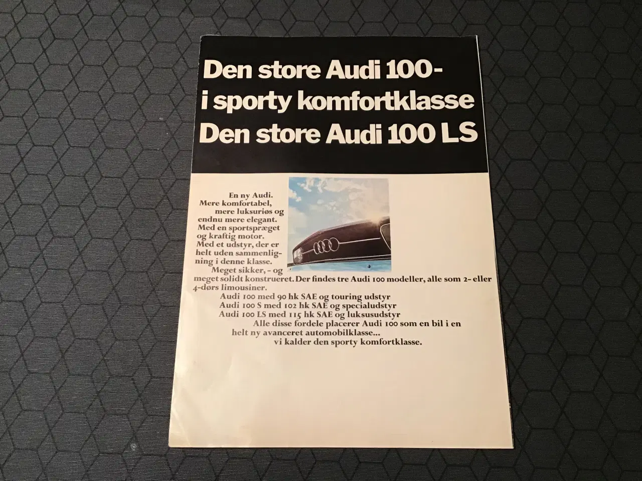 Billede 1 - Audi 100 brochure 