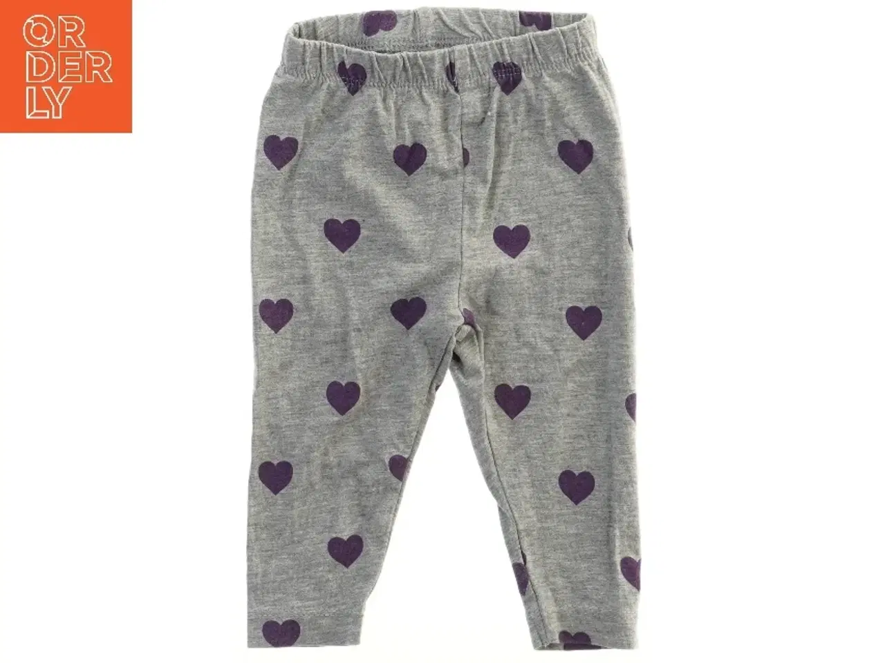 Billede 2 - Børne leggings med hjertemønster fra Mads & Mette (str. 62)