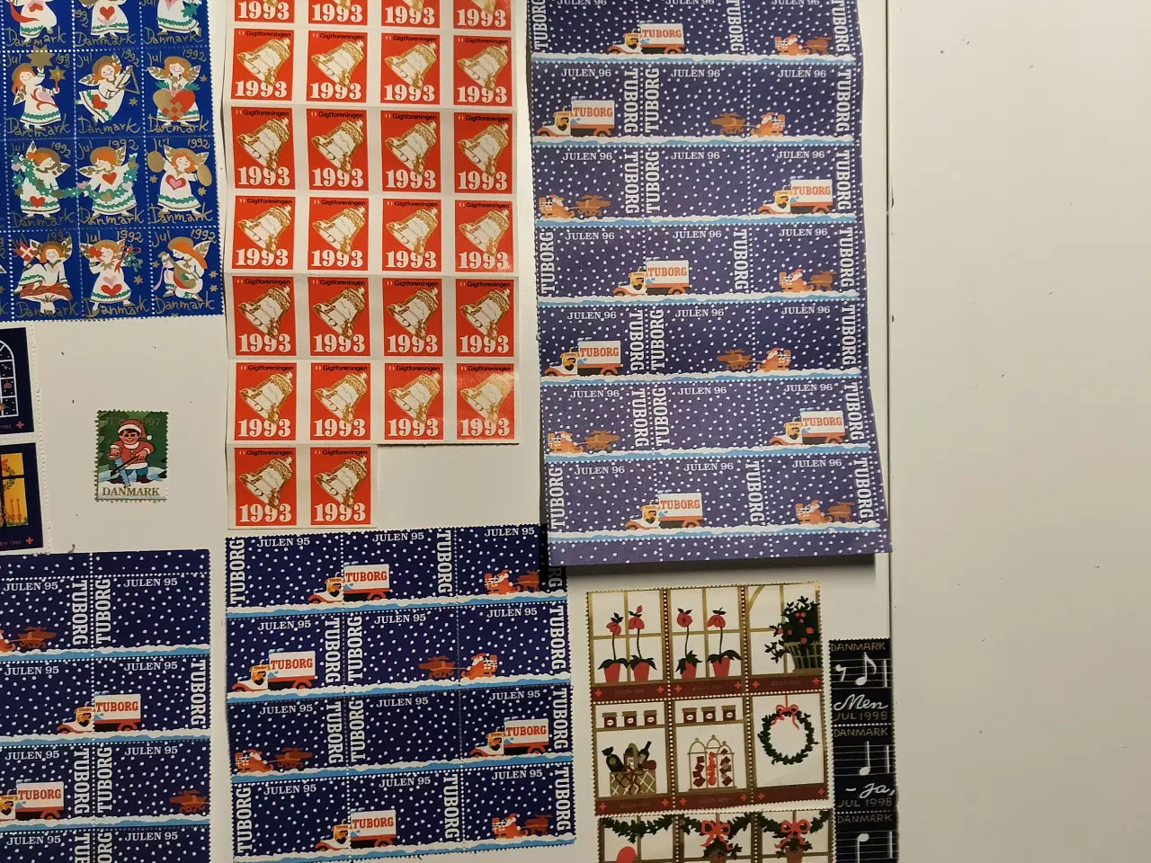 Billede 10 - julefrimærker 400 stk blandet
