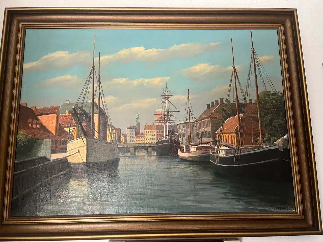 Billede 7 - Maleri af F Svendsen 