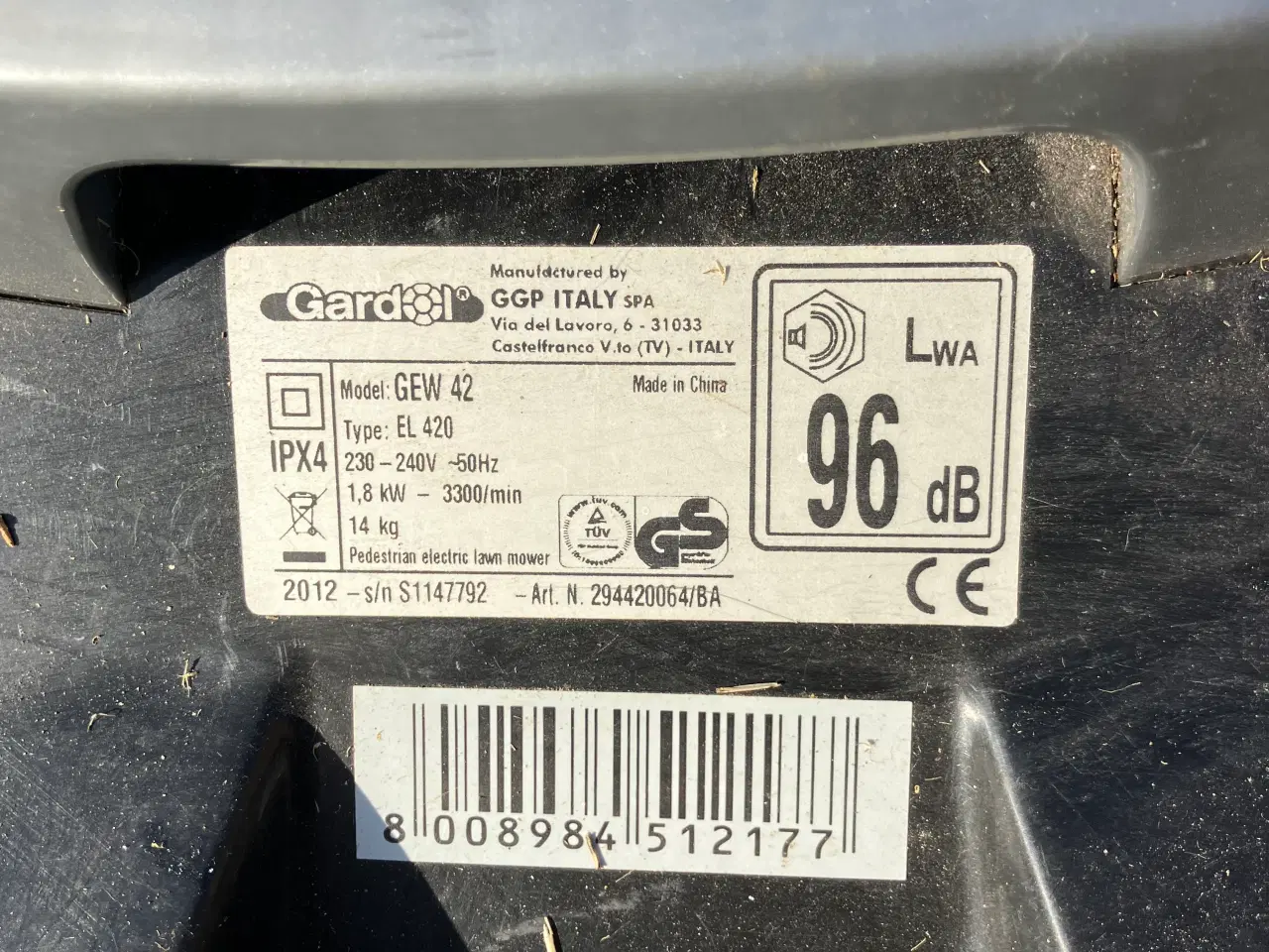 Billede 4 - Elplæneklipper