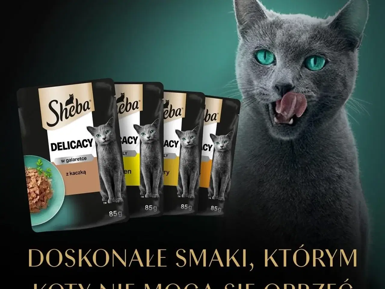 Billede 13 - Vådfoder til kat – Sheba Delicacy Fjerkræ i gelé, 40×85 g