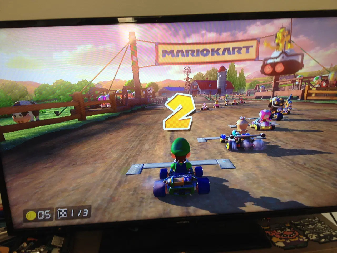 Billede 8 -  Wii U + 5 Spil. Super Mario 3D World, Mario Kart 