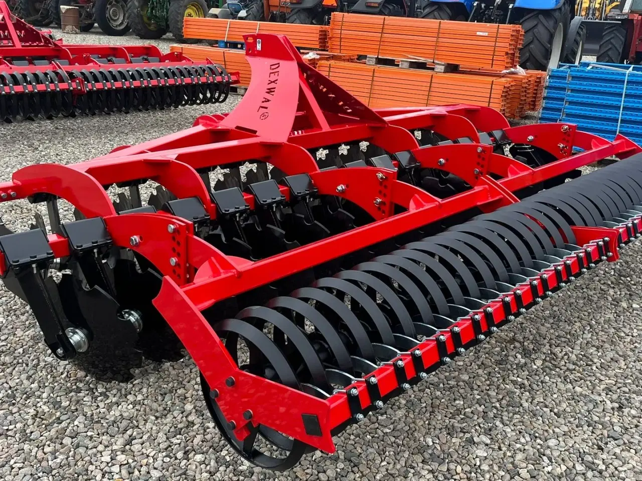 Billede 4 - Dexwal Mamut 4 m Med v-rings pakker og 560mm tallerkner