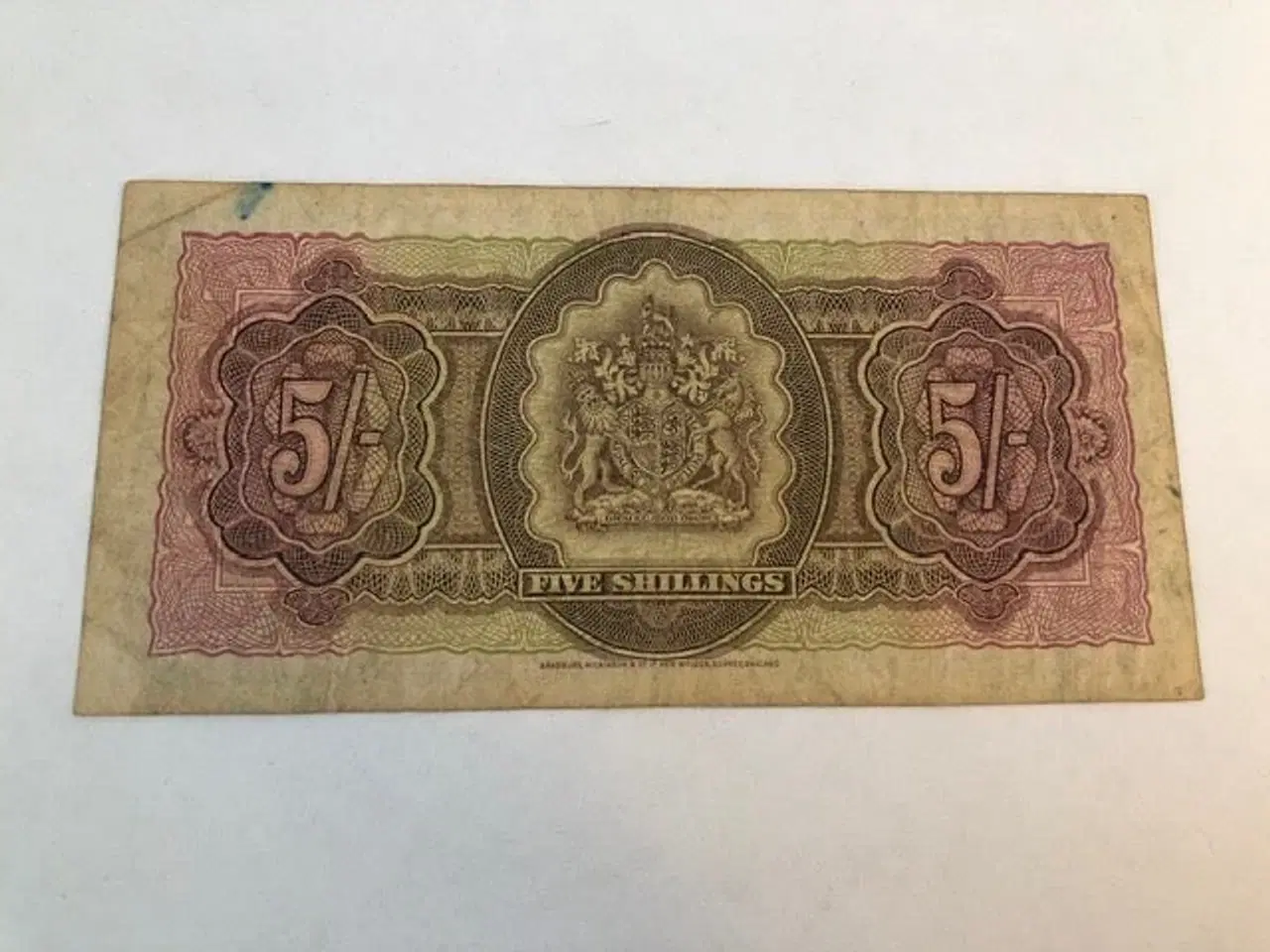 Billede 2 - Five shillings Bermuda 1957