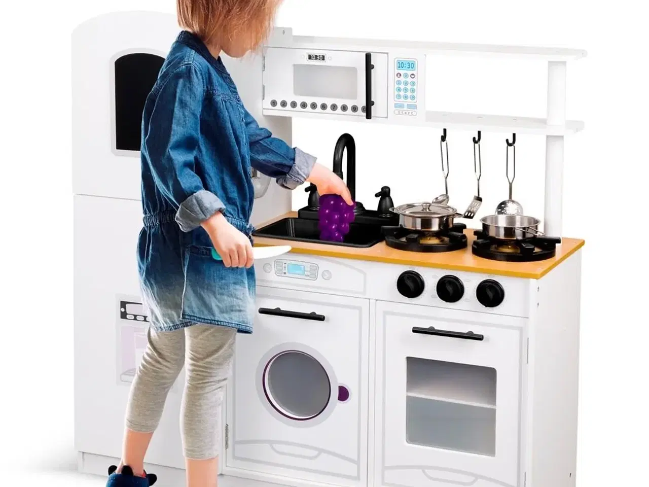 Billede 9 - Legekøkken i træ – PROMIS med tilbehør