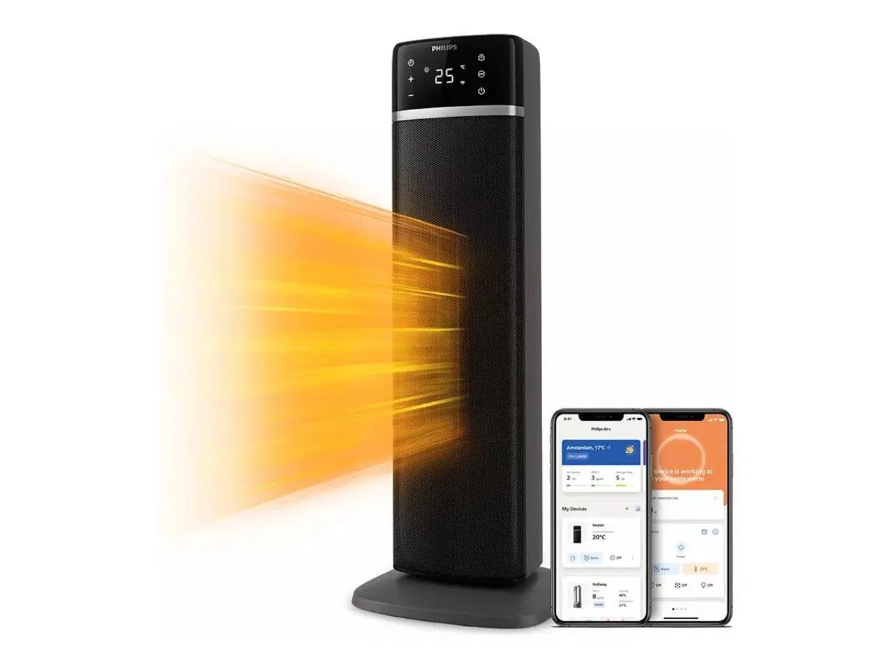 Billede 2 - Tårnvarmer og blæser Philips Series 5000 CX5120 – mørkegrå