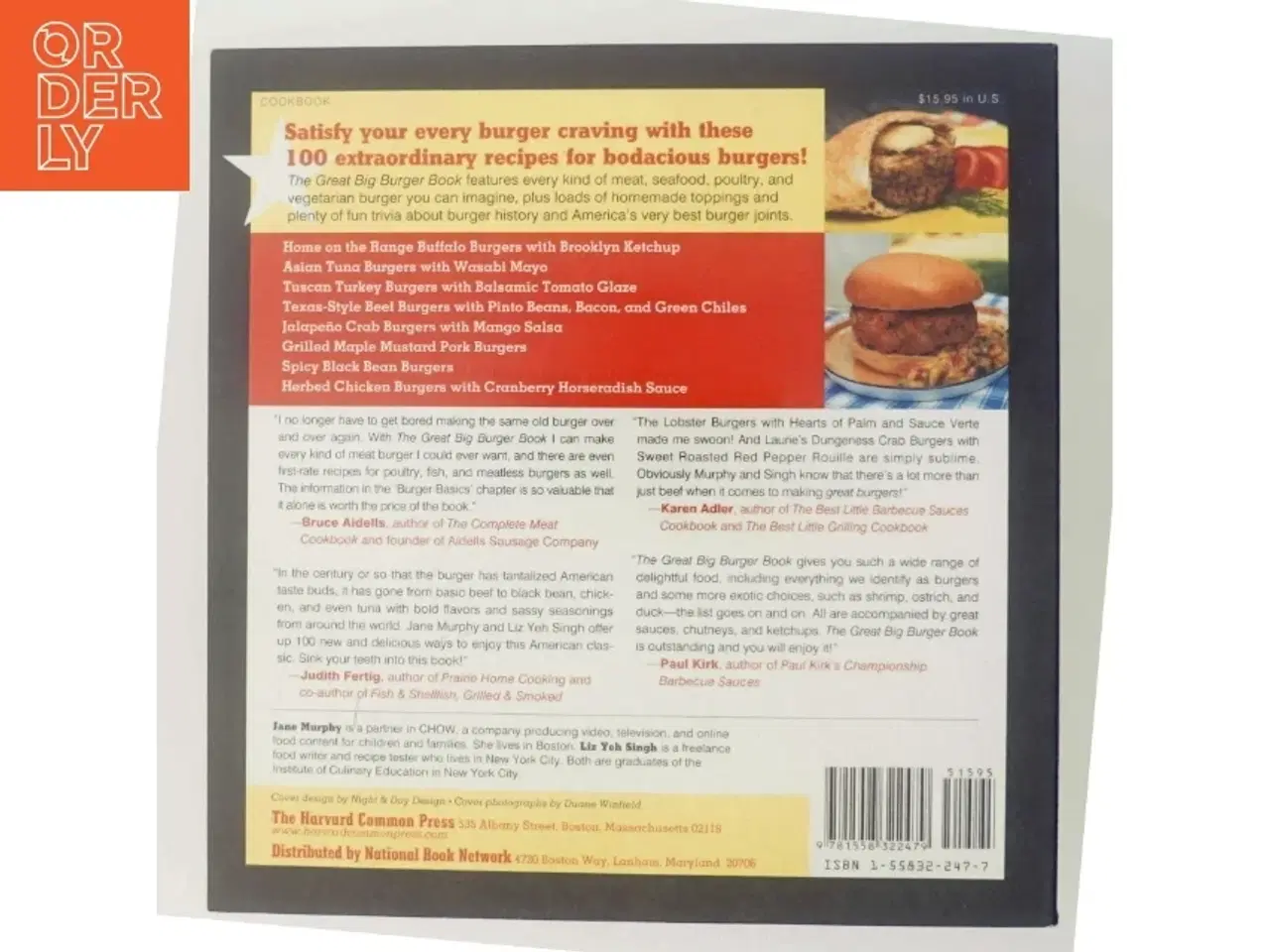 Billede 3 - The Great Big Burger Book af Jane Murphy, Liz Yeh Singh (Bog)