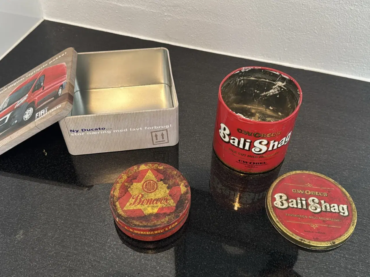 Billede 5 - Gamle metalkasser og cigarkasser