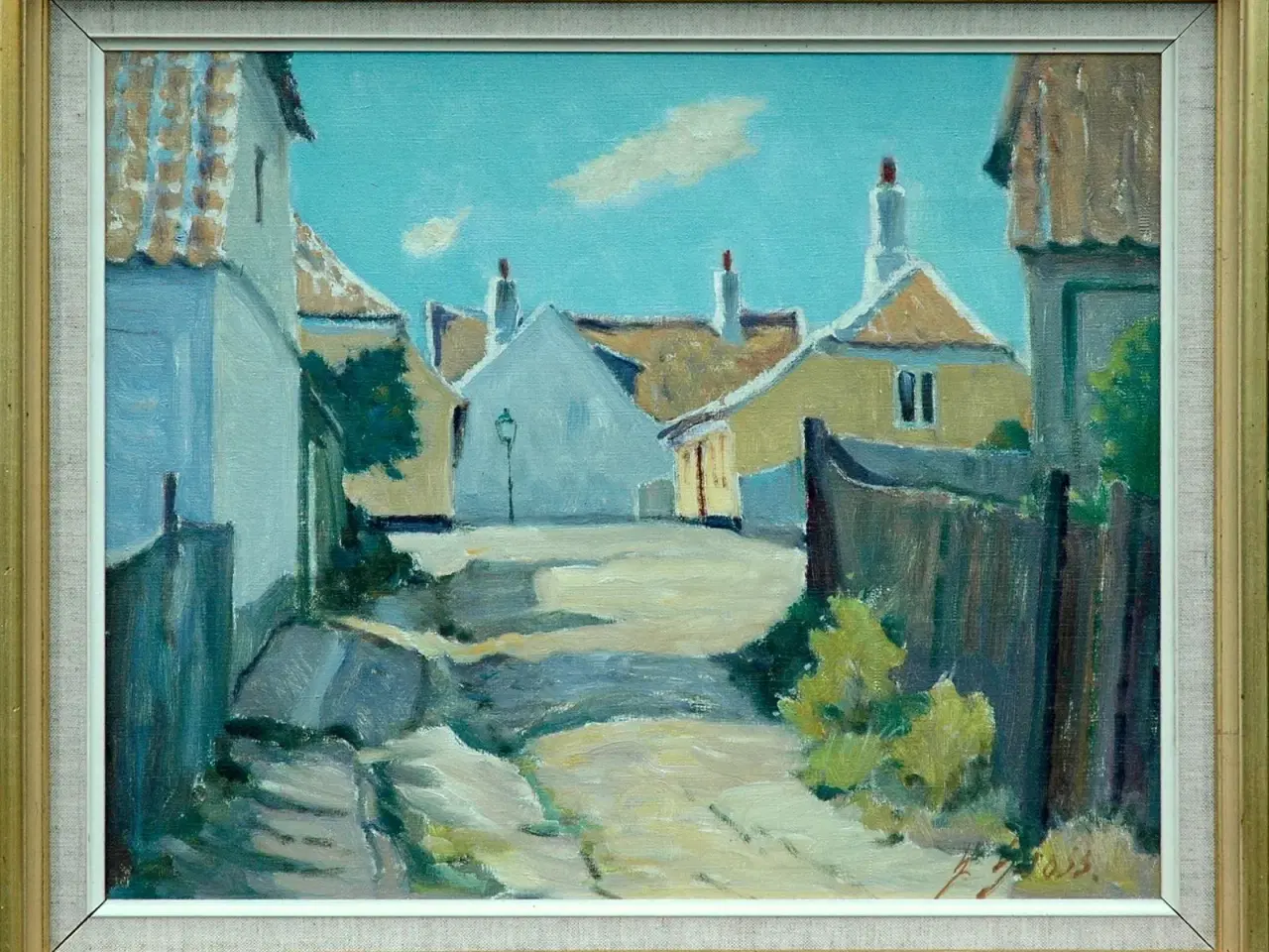 Billede 1 - Maleri af Ejnar Gross (1895-1962)