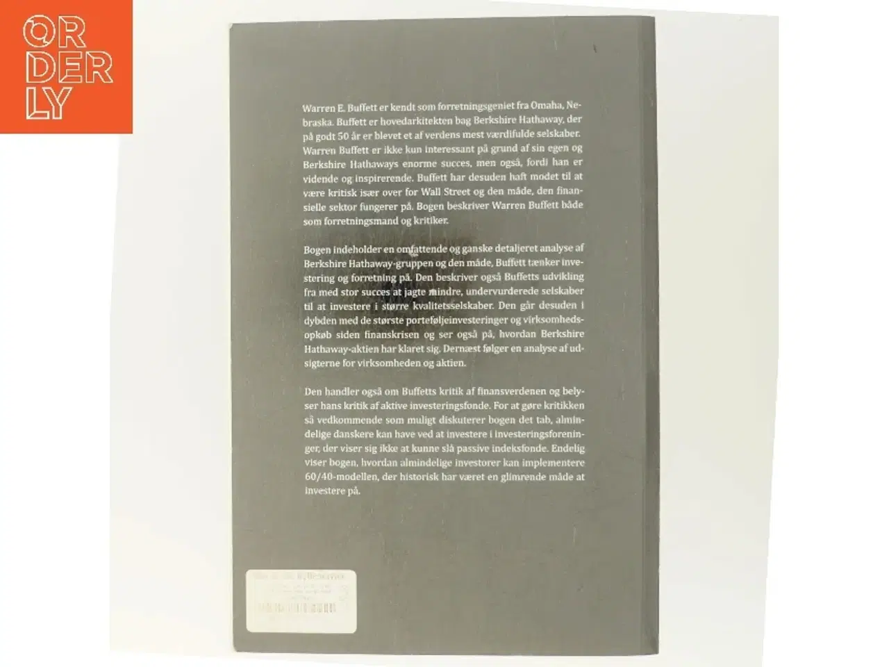 Billede 3 - Warren Buffett: Investor og Kritiker af Ole Risager (Bog)