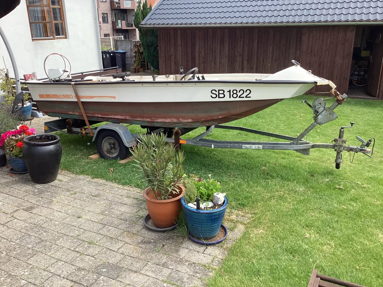 Billede 7 - Limbo jolle med trailer og motor. 