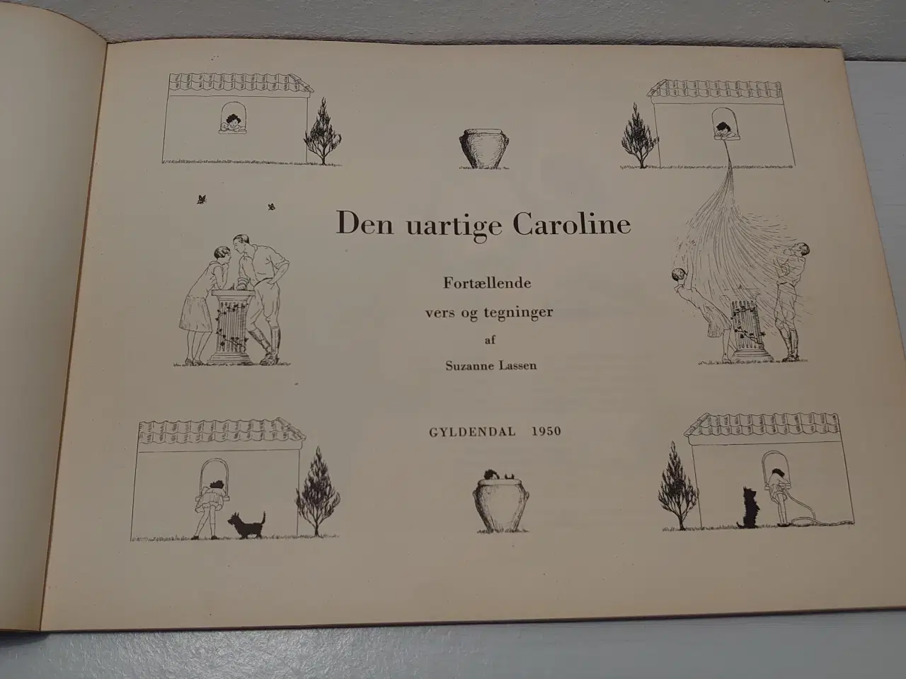 Billede 3 - Suzanne Lassen: Den uartige Caroline. 3.oplag.1950