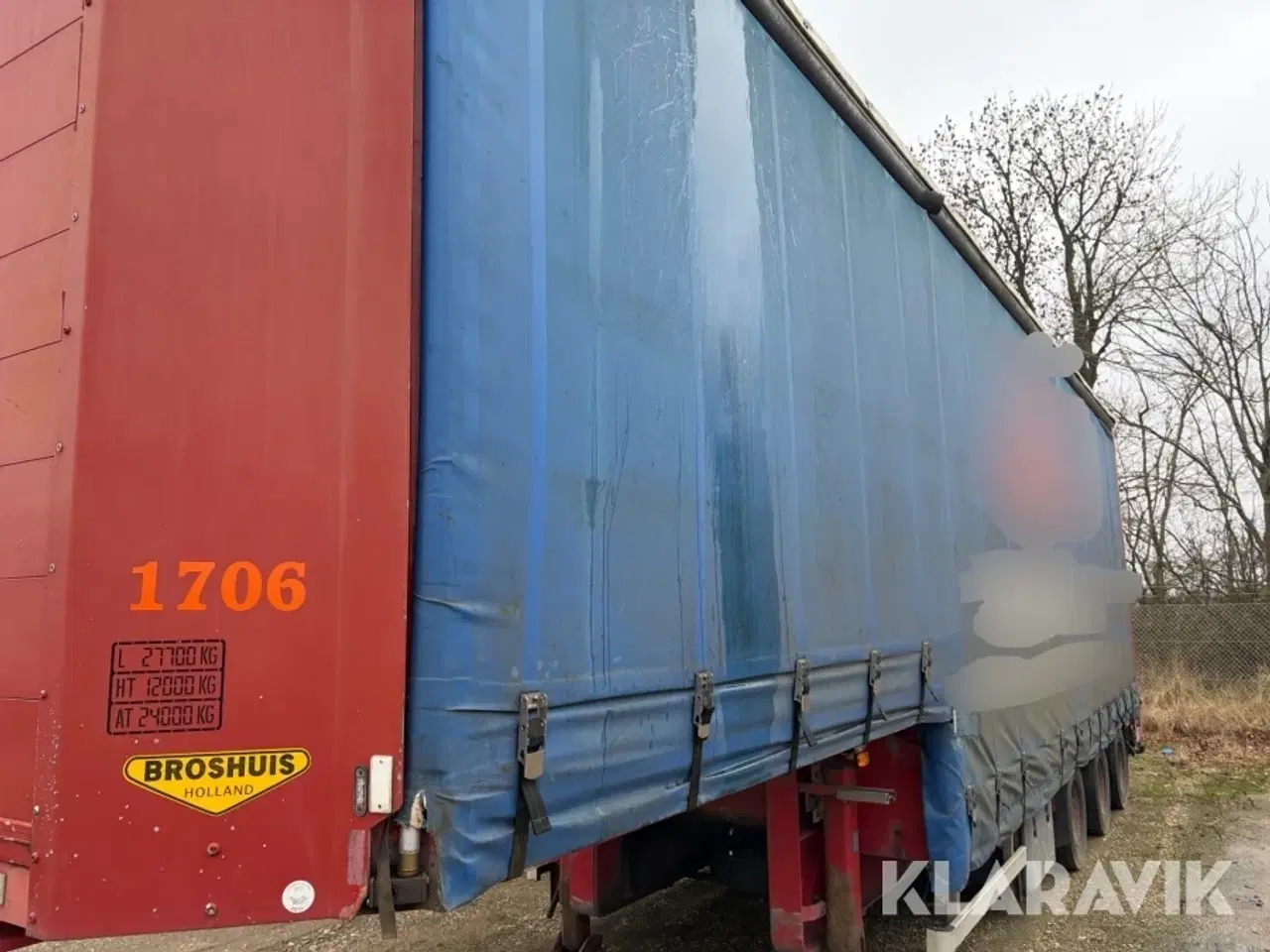 Billede 8 - Maskinetrailer Broshuis 31n5-c