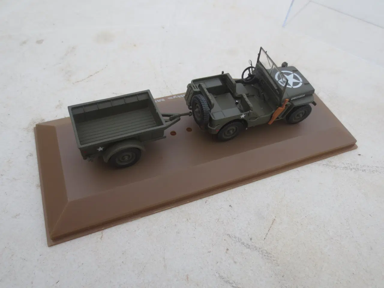 Billede 3 - 1 stk Ny Jeep Willys MB og 1 stk Kanon HP i Metal