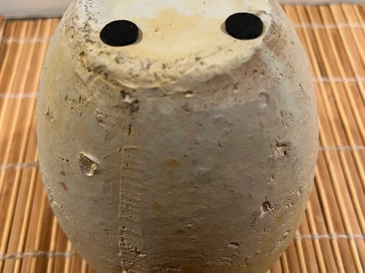 Billede 3 - Keramisk krukke i æggeskalsform