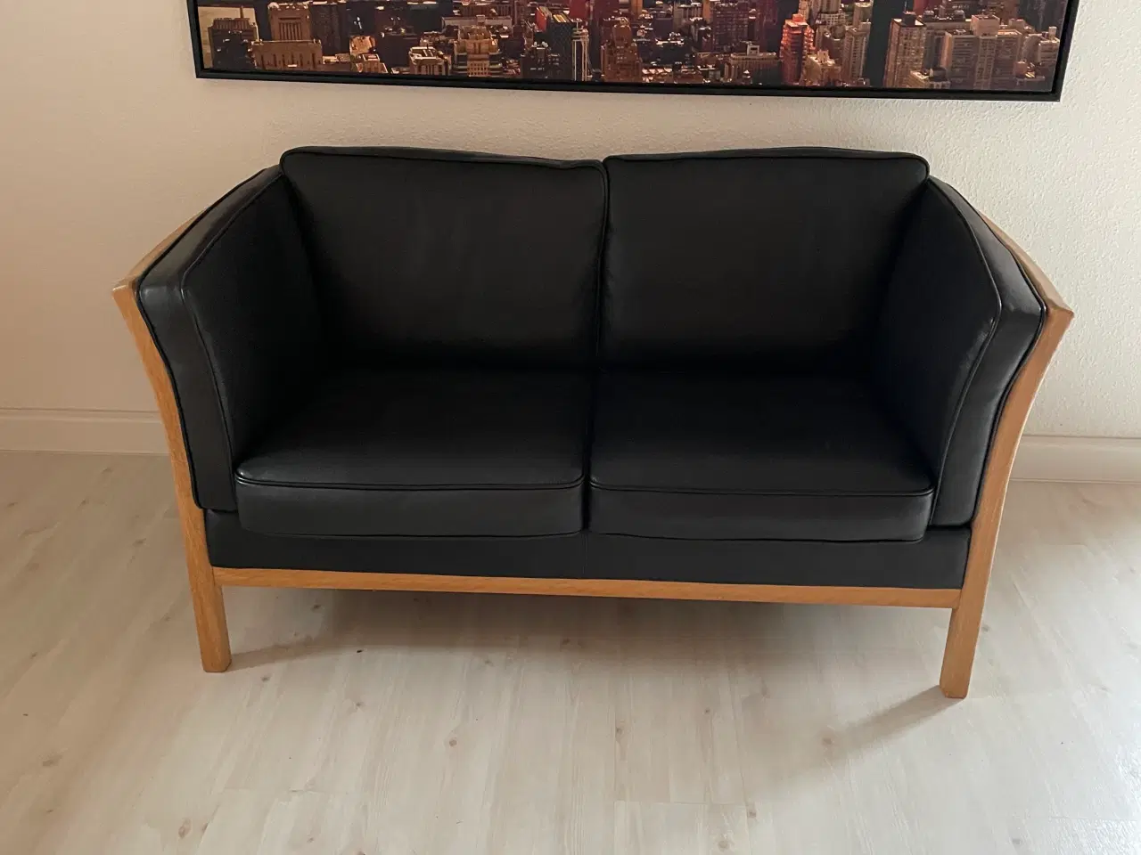 Billede 1 - Læder sofa 2-pers