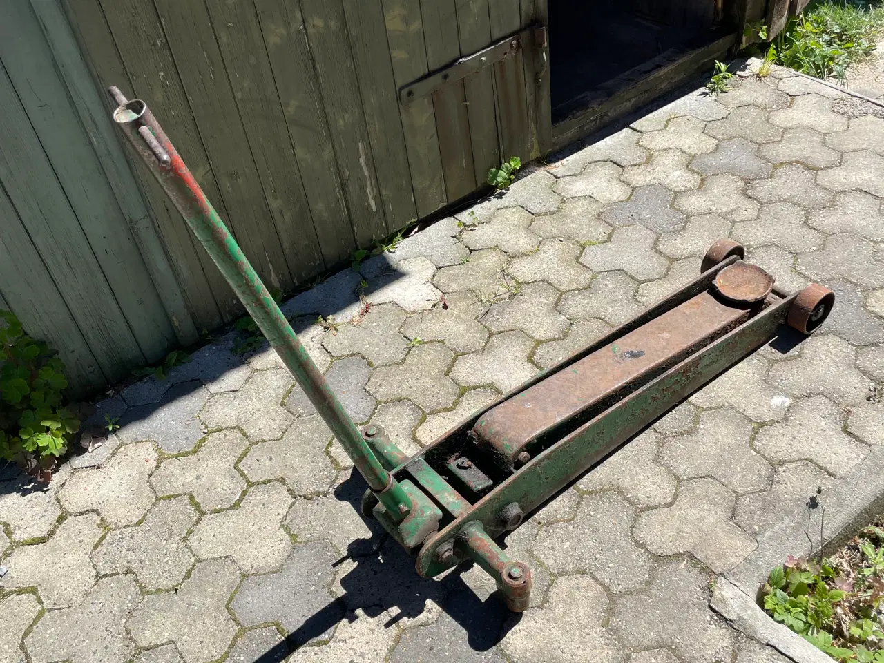 Billede 1 - Værksteds donkraft  løftehøjde høj 