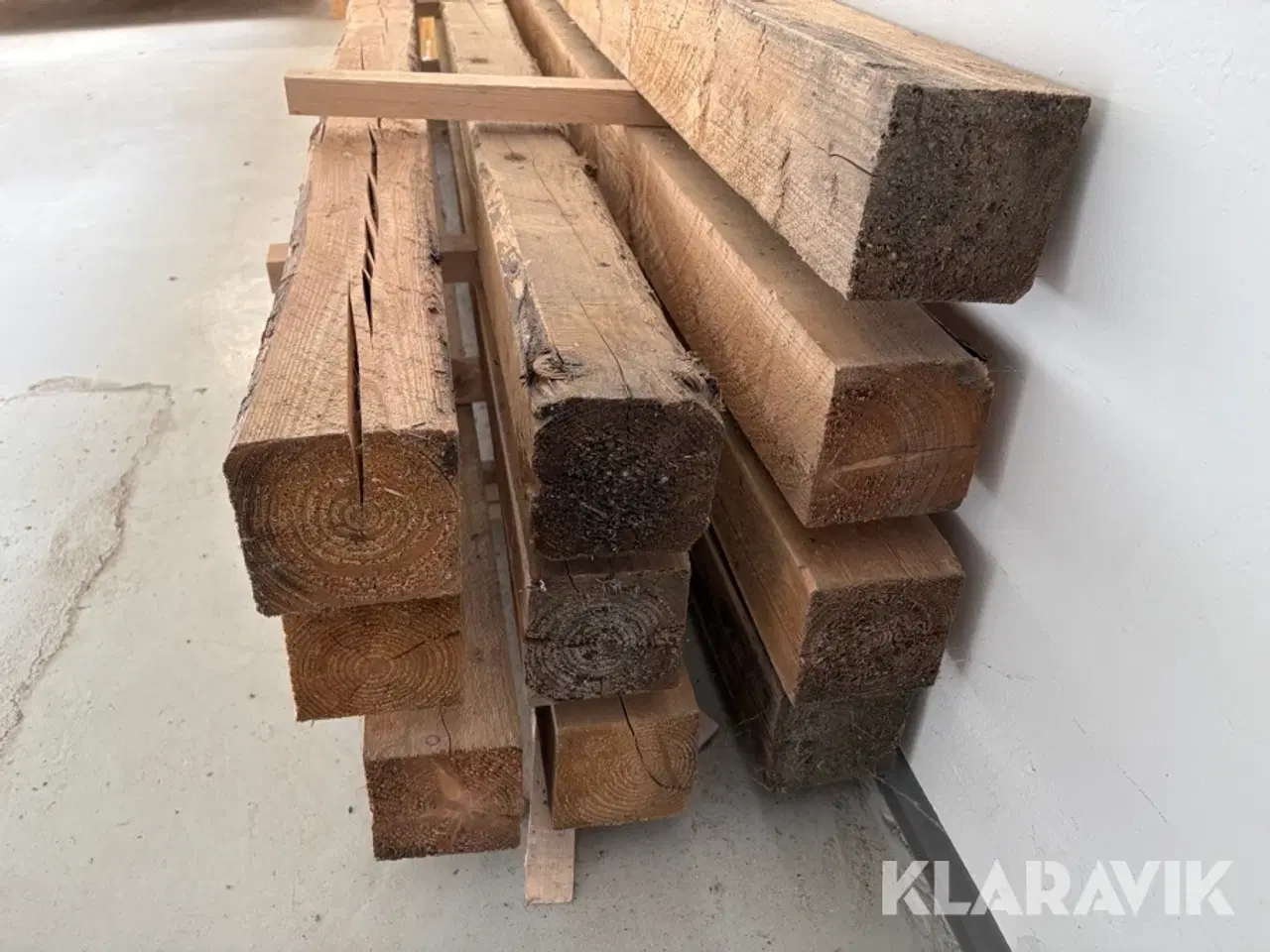 Billede 4 - Træbjælker 10 styk.