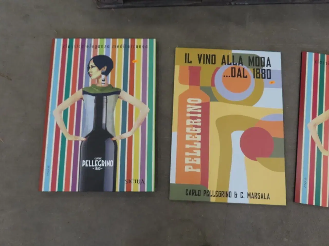 Billede 4 - 4 forskellige Pellegrino XL posters i kraftigt materiale