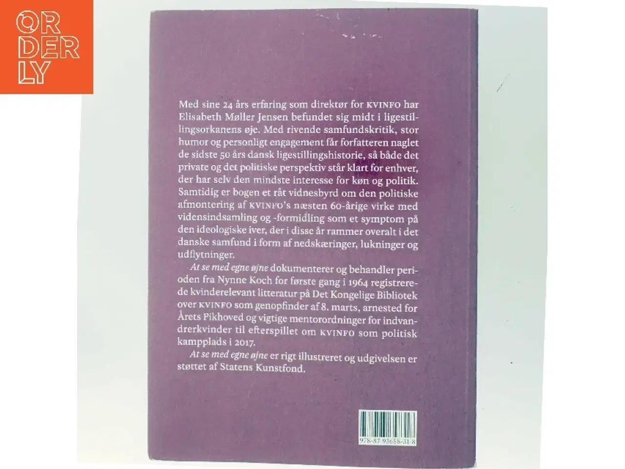 Billede 3 - At se med egne øjne : mit KVINFO af Elisabeth Møller Jensen (Bog)