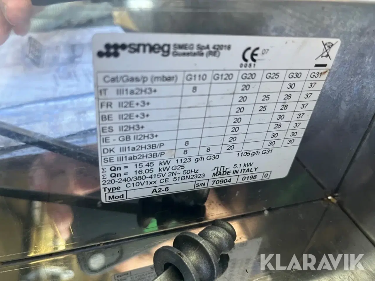 Billede 12 - Industri gaskomfur Smeg A2-6