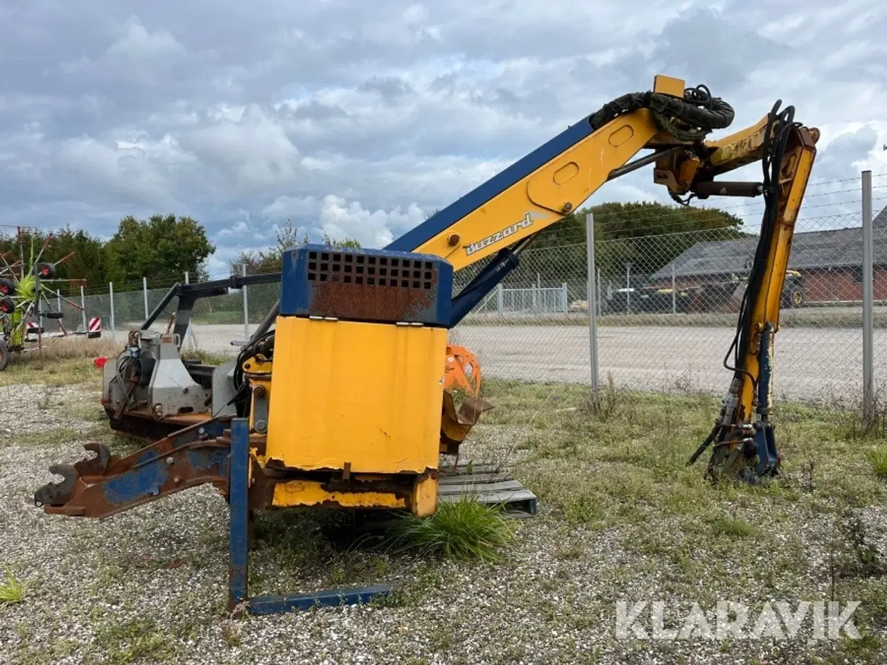 Billede 4 - Armklipper Bomford Buzzard med slagleklippehoved