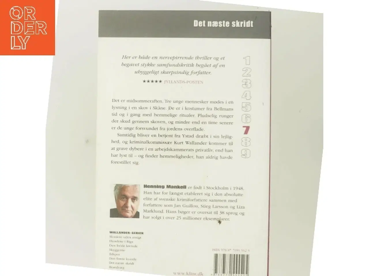 Billede 3 - Det næste skridt af Henning Mankell (Bog)