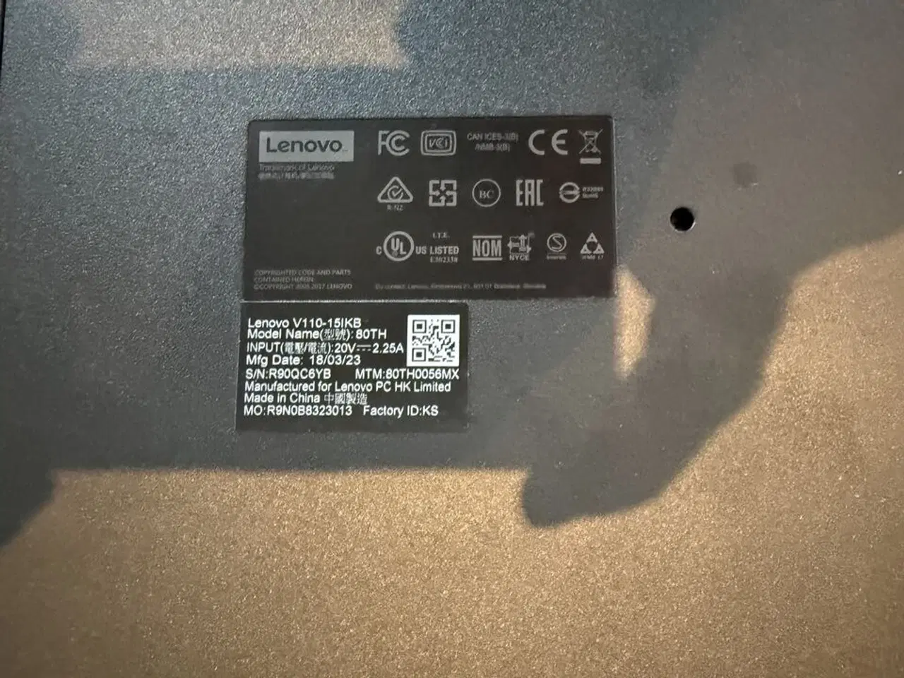 Billede 4 - Bærbar computer LENOVO V110-15IKB