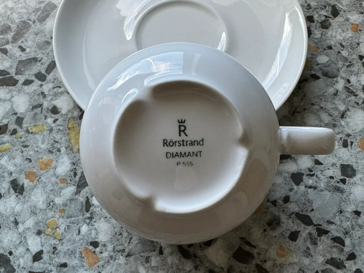 Billede 1 - Rörstrand Diamant kaffekopper m underkopper