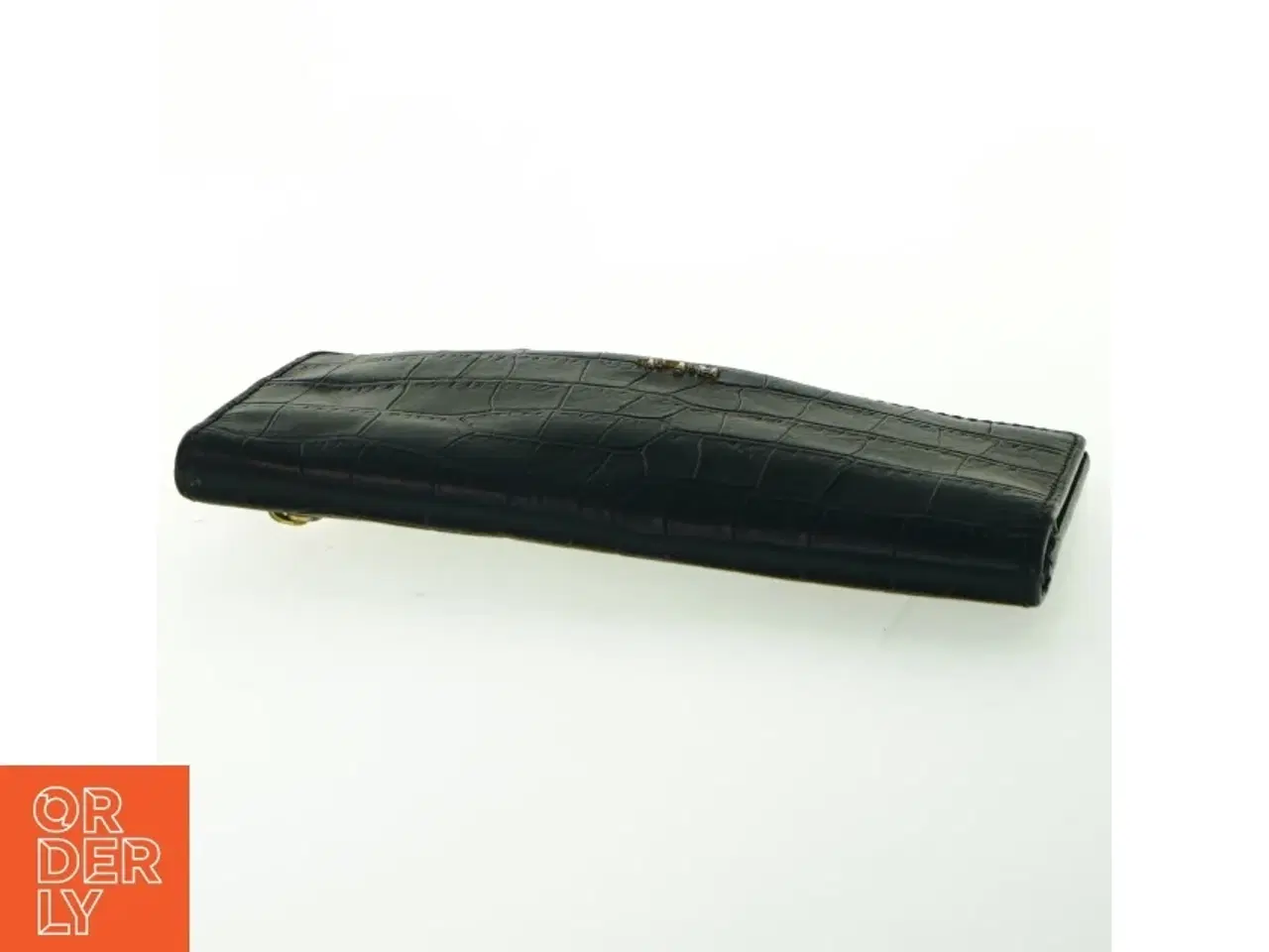 Billede 6 - Sort krokodillemønstret pung fra Lauren Ralph Lauren (str. 17,5 x. 9,5 cm)