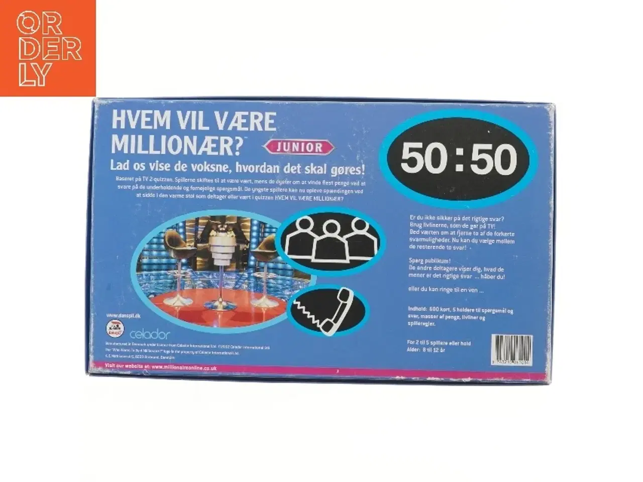 Billede 3 - Millionær Junior brætspil fra Danspil (str. 43,5x26 cm)
